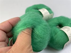 Angel by permin silk mohair - klar grøn